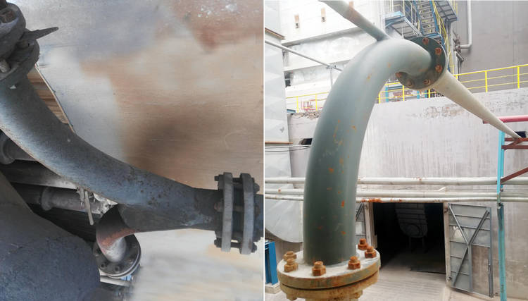 7163银河官方网址牌耐磨陶瓷输灰管道的乐成案例