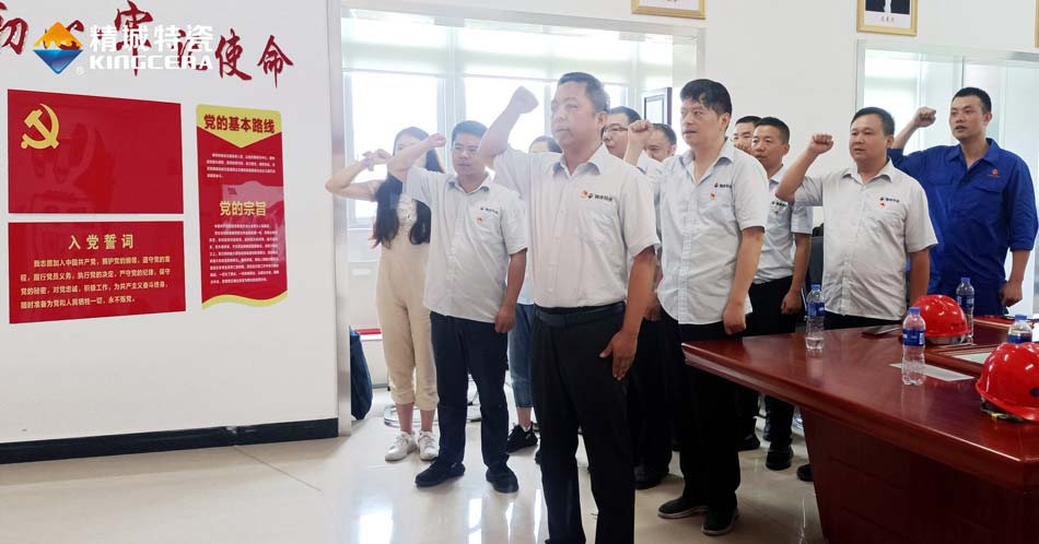 7163银河官方网址特瓷党支部组织寓目庆祝中国共产党建设100周年大会现场直播