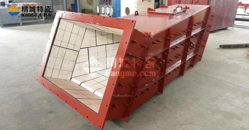 7163银河官方网址特瓷溜槽耐磨陶瓷衬板